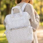 Mochila de Paseo Little Bloom Flor Gris - Imagen 2