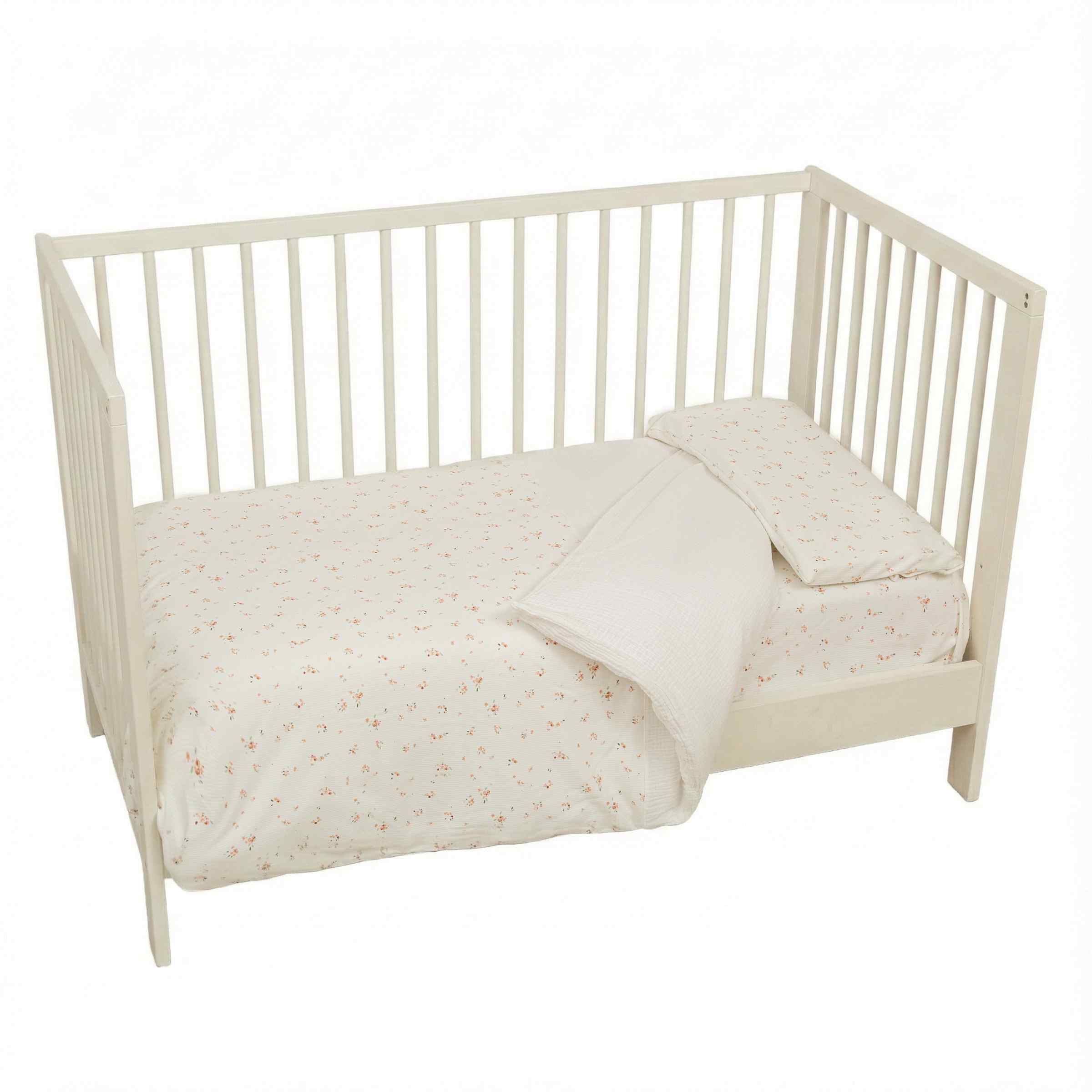 789R0114_1 Funda nórdica + funda almohada para cuna Monet - Imagen 1