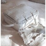 Maleta para el hospital Little Bloom Flor Gris - Imagen 3