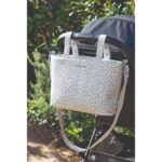 Bolso Crossbody Piel Little Bloom Flor Gris - Imagen 5