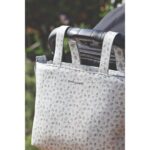 Bolso Crossbody Piel Little Bloom Flor Gris - Imagen 4