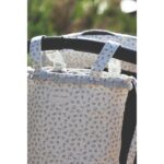 Bolsa Bucket Little Bloom Flor Gris - Imagen 3