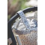 Bolsa Bucket Little Bloom Flor Gris - Imagen 5