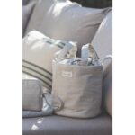 Bolsa Bucket Little Bloom Vichy Gris - Imagen 2
