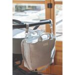 Bolso Canastilla Little Bloom Vichy Gris - Imagen 2