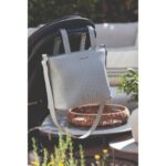 Bolso Crossbody Piel Little Bloom Vichy Gris - Imagen 6