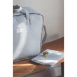 Maleta para el hospital Little Bloom Vichy Gris - Imagen 5