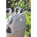Mochila de Paseo Little Bloom Vichy Gris - Imagen 6