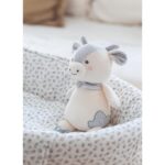 Peluche de Vaquita Soft Little Bloom Gris para Bebé - Imagen 2