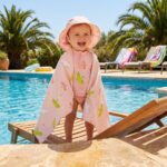 Toalla de playa infantil 90x160cm Tropicool Pink - Imagen 2