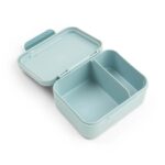 Caja de almuerzo + 2 mini tenedores Tiny farm Azul - Imagen 4