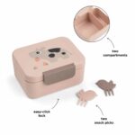Caja de almuerzo + 2 mini tenedores Tiny farm Rosa - Imagen 5