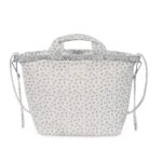 Bolso Canastilla Little Bloom Flor Gris - Imagen 3