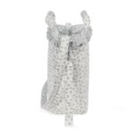 Bolso Canastilla Little Bloom Flor Gris - Imagen 6