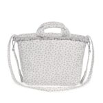 Bolso Canastilla Little Bloom Flor Gris - Imagen 7