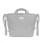 Bolso Canastilla Little Bloom Vichy Gris - Imagen 4