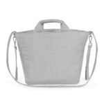Bolso Canastilla Little Bloom Vichy Gris - Imagen 6