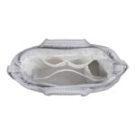 Bolso Canastilla Little Bloom Vichy Gris - Imagen 7