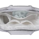 Bolso Canastilla Little Bloom Vichy Gris - Imagen 9