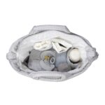 Bolso Canastilla Little Bloom Vichy Gris - Imagen 10