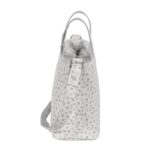 Bolso Crossbody Piel Little Bloom Flor Gris - Imagen 10