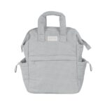 Mochila de Paseo Little Bloom Vichy Gris - Imagen 7