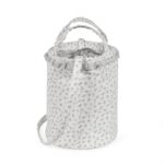 Bolsa Bucket Little Bloom Flor Gris - Imagen 7
