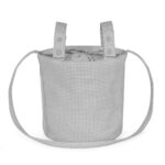 Bolsa Bucket Little Bloom Vichy Gris - Imagen 5