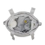 Bolsa Bucket Little Bloom Vichy Gris - Imagen 8