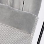 Saco de Silla de Invierno Little Bloom Vichy Gris TOG 3.5 - Imagen 5