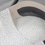 Sábana Ajustable para Cuco + Muselina Little Bloom Flor Gris - Imagen 6