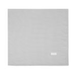 Sábana Ajustable para Cuco + Muselina Little Bloom Vichy Gris - Imagen 2