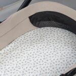 Set de 2 Sábanas Bajeras Ajustables para Cuco Little Bloom Flor Gris - Imagen 5