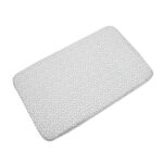 Sábana Bajera Ajustable para minicuna y Colecho Little Bloom Flor Gris