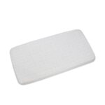 Sábana Bajera Ajustable para Cuna Little Bloom Flor Gris (120x60 cm)