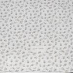 Edredón con sábana bajera y Almohada Little Bloom Flor Gris para minicuna - Imagen 7