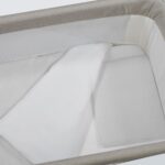 Edredón con sábana bajera y Almohada Little Bloom Vichy Gris para minicuna - Imagen 5