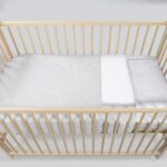 Edredón con sábana bajera y Almohada Little Bloom Vichy Gris para cuna - Imagen 2