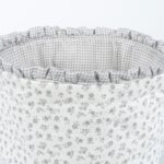 Cesta Organizadora Little Bloom Flor Gris - Imagen 4
