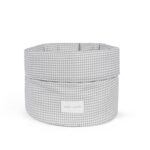 Cesta Organizadora Little Bloom Vichy Gris