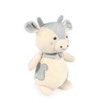 Peluche de Vaquita Soft Little Bloom Gris para Bebé - Imagen 3