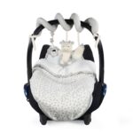 Juguete de Actividades Espiral Vaquita Little Bloom Gris