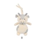Peluche Musical de Vaquita Little Bloom Gris para Bebé - Imagen 5