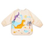Babero de Silicona con Bolsillo Soft Biby Jurassic Miniland