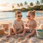 Gafas de sol Saro Baby Rosa con cinta elástica y lentes polarizadas - Imagen 4