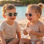 Gafas de sol Saro Baby Rosa con cinta elástica y lentes polarizadas - Imagen 3