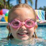 Gafas de bucear Splash Lash Powder Puff Pink de Bling2o - Imagen 2