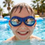 Gafas de natación Super Dude Navy de Bling2o - Imagen 2