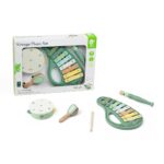 Set Musical Vintage de Madera para Niños