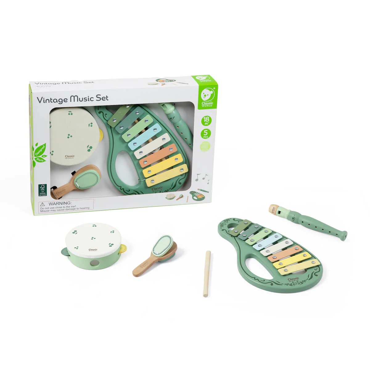 imgi_112_set-musical-vintage-classic-world-8 Set Musical Vintage de Madera para Niños - Imagen 1